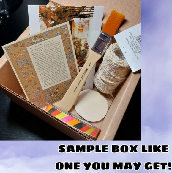 Crafting Art Supply Mystery Box || Crafting Box, Crafting Gift Ideas || Art Box - Picture 2 of 5